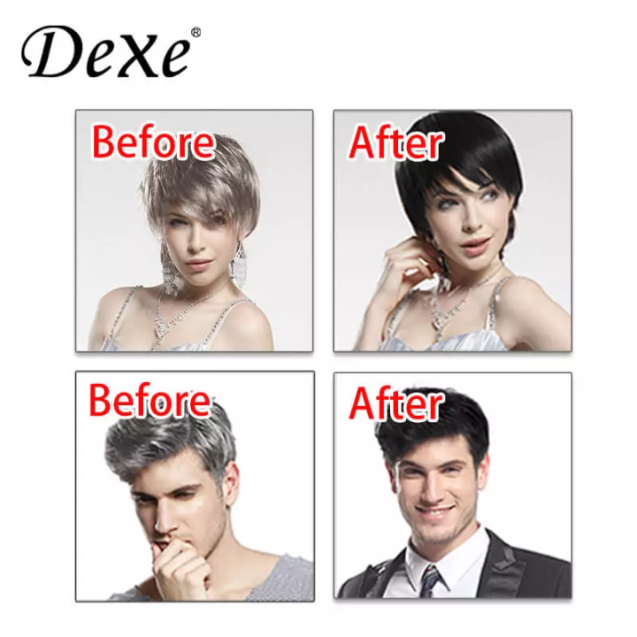 DeXe%20Argan%20Speedy%20Hair%20Color%20Shampoo%E2%80%93%20Instant%20Gray%20&%20White%20Hair%20Coverage,%20%20Long-Lasting%20,%20420ml%20-%20Image%203