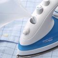Russell Hobbs Steam Glide Travel Iron 22470, 760 W - White and Blue. 