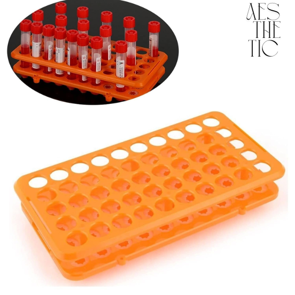 Test Tube Plastic Rack, 50 holes lab test tube rack holder