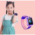 Top [24h ship ready stock] Cod free shipping Q12 smart watch kids phone jam Telefon Bahan children smartwatch location tracker camera call voice chat touch screen. 