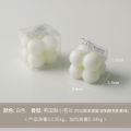 2PCS Molds For Candles  DIY Christmas Candles Mould wax Candles Plaster Candle 3d Silicone Soap Molds Candle Mold for Pouring, Silicone Bubble Candle Candle Mold Candles Yourself Make Square Candle Molds. 