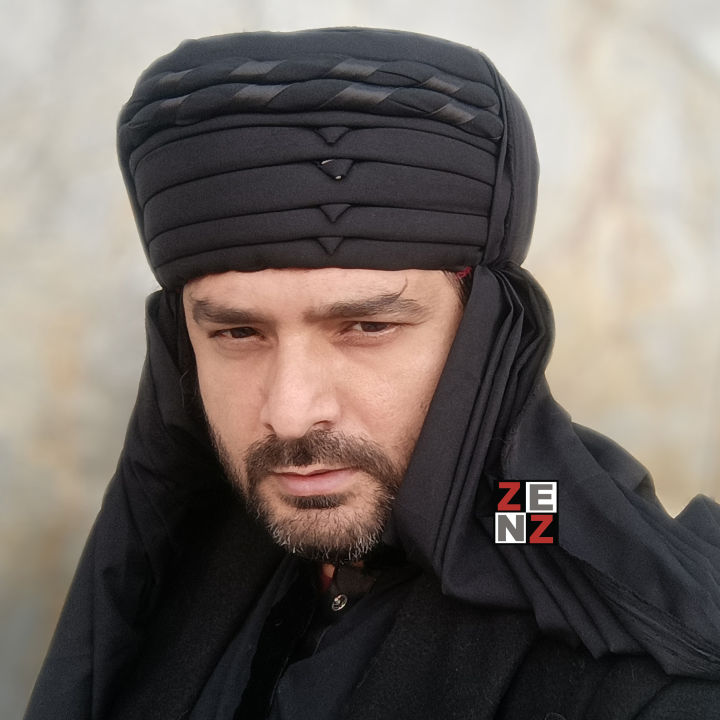 Balochi Sindhi Dastar Turban Pagri Meer Style Topi Pugri  Pakistani Traditional Wear Bhugti Pag by ZENZ