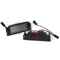 For Hyundai Veloster License Plate Light-2 * LED License Plate Lights-Black & white. 