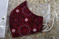 Fashionable Sindhi Ajrak stylish Mask Without Filter unisex. 