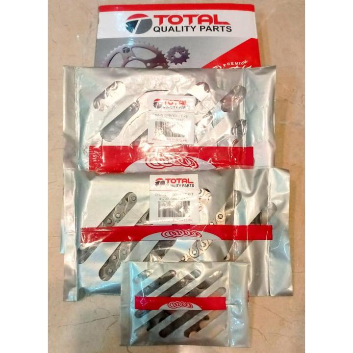 Total Brand - Premium Quality Chain sprocket Kit for CG125 Bike