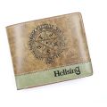 【Hannah Martin Store】HELLSING Khaki Anime Alucard Short Card Purse Ladies wallet. 