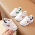 Infant Sneakers Babies Flat Shoes Lightweight Soft PU Leather Waterproof Versatile Shoes Soft Bottom Shoes for Kids Baby Boys Girls , green, 18cm. 