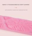 Silicone Back Scrubber Body Cleaning Tools Bath Belt Massage Brush (1 PCS). 