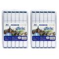 Lanke Markers Colors Dual Tip Art Markers Perfect For Illustration Writing Coloring Sketching and Card Making Classroom Use 12/24/36/48. 