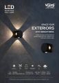 Fancy outdoor Wall Lights – HUGE COLLECTION  –Aluminium -  IP65 Waterproof LED Premium Quality Wall Sconce. 