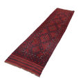Tribal Handmade Oriental Carpet Mashwani Runner Rug For Entryway 65x266cm/2'1x8'7ft W179157. 