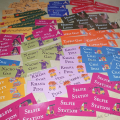 45/90 pcs Random Mehndi Cards/Mehndi Mini Cards for Mehndi/ Mayound/ Dholki /Random Cards for Wedding Party Celebration. 