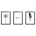 3 PCS 12X16" inches Picture Frame with Glass front, Collage set Photo frame set 3 Pcs Display in Bedroom, Living room. 