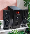 2.1 Channel Bluetooth Speaker System 6.5 Inch Bass Home Theater USB SD Compatible. 