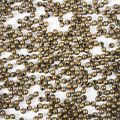 Diameter 2.4/3.2/4.0mm Gold/Silver/Bronze Tone Metal Beads Smooth Ball Seed Spacer Beads For Jewelry Making. 