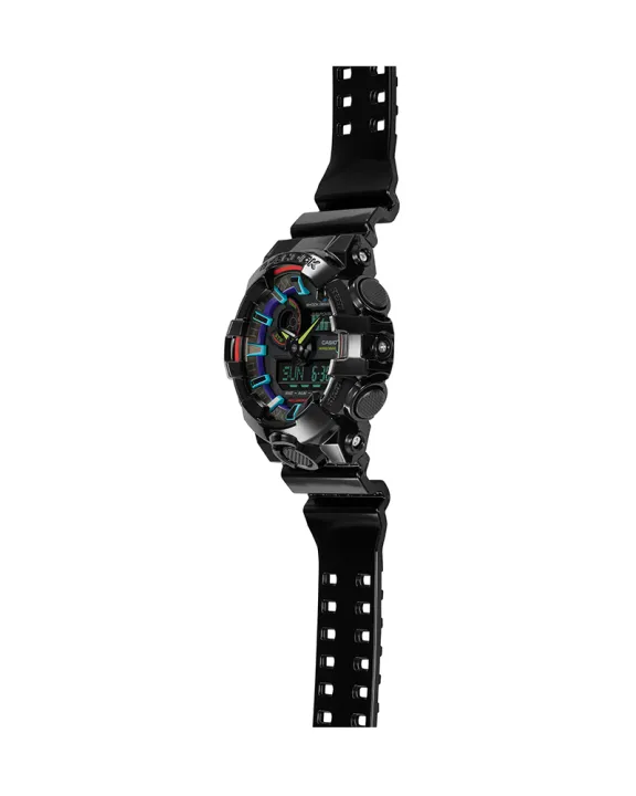 Casio%20G%20Shock%20Mens%20Black%20Resin%20Case%20Round%20Analog+Digital%20World%20Time%20Stop%20Watch%20Calendar%205%20Daily%20Alarm%20LED%20Light%20Multi-Functions%20Black%20Resin%20Strap%20Watch-GA-700RGB-1ADR%20-%20Image%204