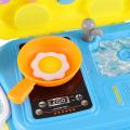 Plastic Luxury Kitchen Set Cooking Toy with Briefcase and Accessories Toys For Kids. 
