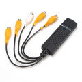 USB 2.0 Easycap 4 Channel , 4CH DVR CCTV Camera Audio Video Capture Adapter Recorder| Shopikbuzz. 