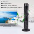 Effective cooling USB Tower Fan 2 Level Adjustable Speed Mini Vertical Bladeless Fan Quiet Summer Cooling. 