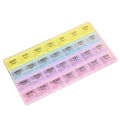 28 Squares Daily Medicine Holder Pillbox Monthly Pill Medicine Box Organizer Dispenser Medicine Storage Container Case for 7 days. 