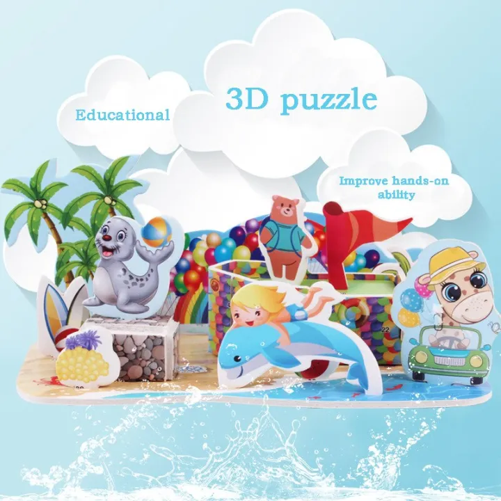 Toddler%203D%20Puzzle%20DIY%20Small%20Two-Piece%20Kids%20Puzzle%20Education%20Farm%20Orchard%20Villa%20Playground%20Puzzle%20Toys%20Gift%20For%20Boys%20Girls%20-%20Image%204