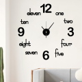 New Wall Clock Big Size Clock Wooden Wall Clocks for Bedroom Drawing Room Wooden Wall Clock Large Modern Design 3D Decorative Watch. 