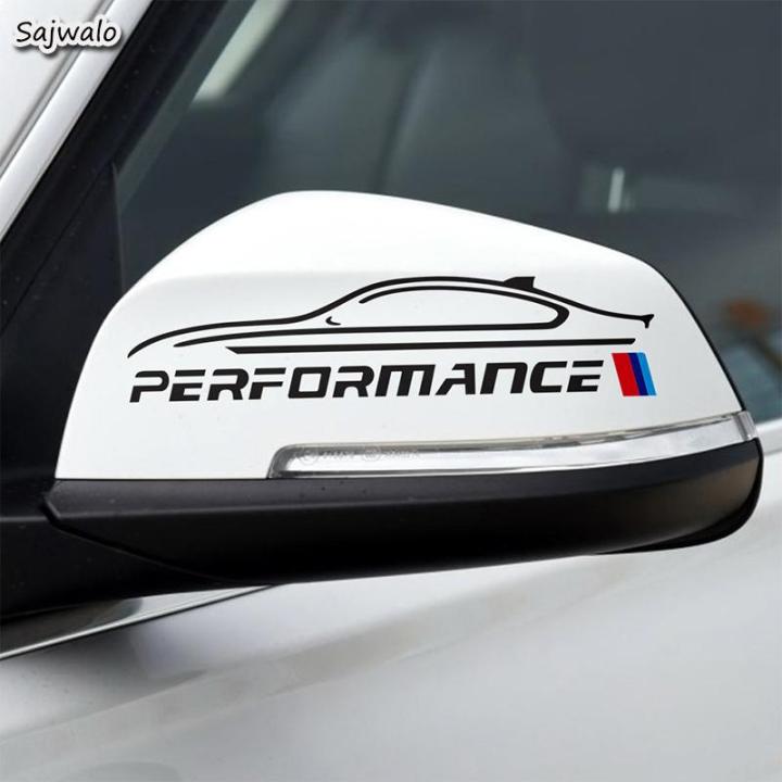 Performance Car Side Glass & Petrol Cap Sticker Black - Car Decoration Vinyl Decal