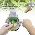 Hand Rolling Peas Peeler, Durable Bean Vegetable Runner Slicer Soy Peas Peeling Machine. 