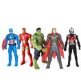 Marvel Avengers Action Figures Set – 5-Piece Superhero Collection Featuring Spider-Man, Hulk, Iron Man, and Captain America – Perfect Birthday Gift for Boys!. 