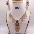 New and Elegant design Jewellery Set for Girls - Neckless, Drop Earrings. 