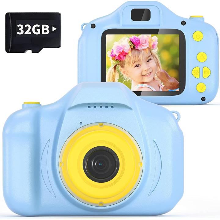 Kids Camera, Birthday Gift for kids Age 3-9, Children Digital Cameras for Kids Toys 1080P 2 Inch Toddler Video Camera for 3-9 Year Old Kid