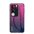 Vivo V29 V2250 V29Pro 5G V2251 Case Gradient Tempered Glass Shockproof Back Cover Hard Phone Case for Vivo V29 VivoV29 V2250. 