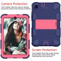 For Samsung Galaxy Tab A 8.4 (2020) Shockproof Two-Color Silicone Protection Case with Holder. 