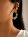 Ethnic Jewelry Antique Round Shaped Earrings for Women and Girls. 