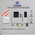Multipurpose Holder | Multipurpose Wall Mounted Holder | Multifunctional Media Organizer Office Supplies Storage | TV/AC Remote Control Holder | Wallmounted Keyholder | Remote holder | Pencil Holder | Organizer. 