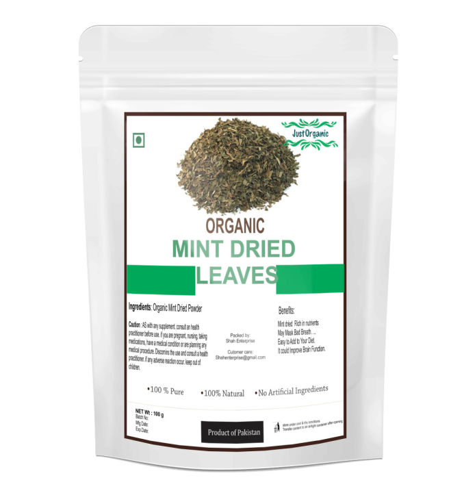 Organic Mint Dried leaves powder 100 gm