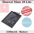 Huawei Mate 10 Lite Battery HB356687ECW Replacement Premium Quality 3340mAh For Huawei Mate 10 Lite. 
