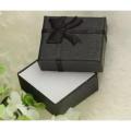 Beautiful Jewelry Box  Black Necklace Box for Ring Gift Box Paper Jewelry Box Packaging Bracelet Earring Display with Sponge+ Box Gift Packaging Storage Box. 