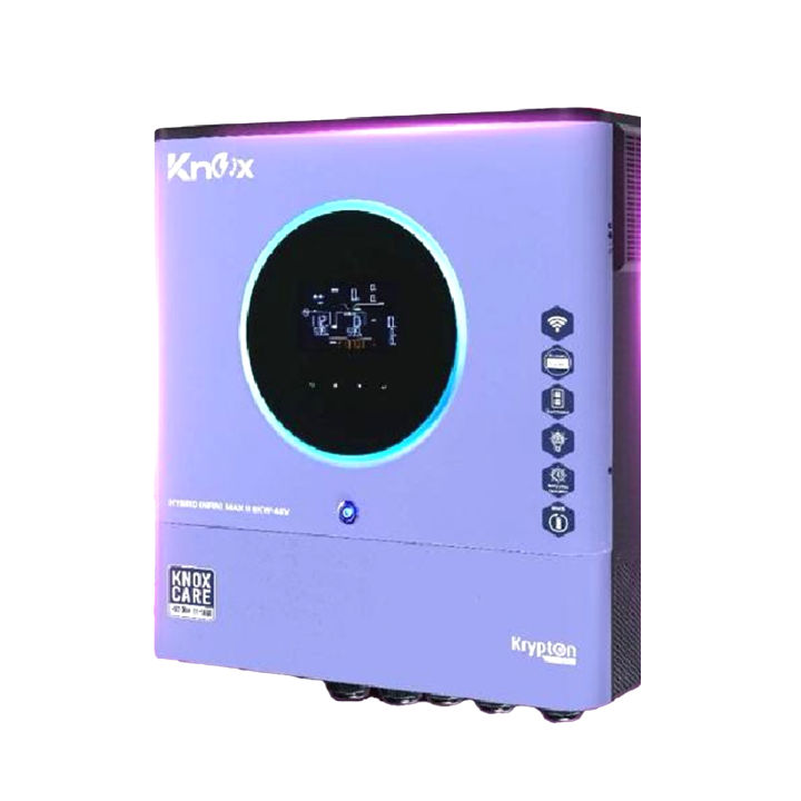 Knox Krypton 11000 Infini Max II 8kw 48V (8000Watt) 27Amp Dual MPPT Dual Output hybrid Solar Inverter