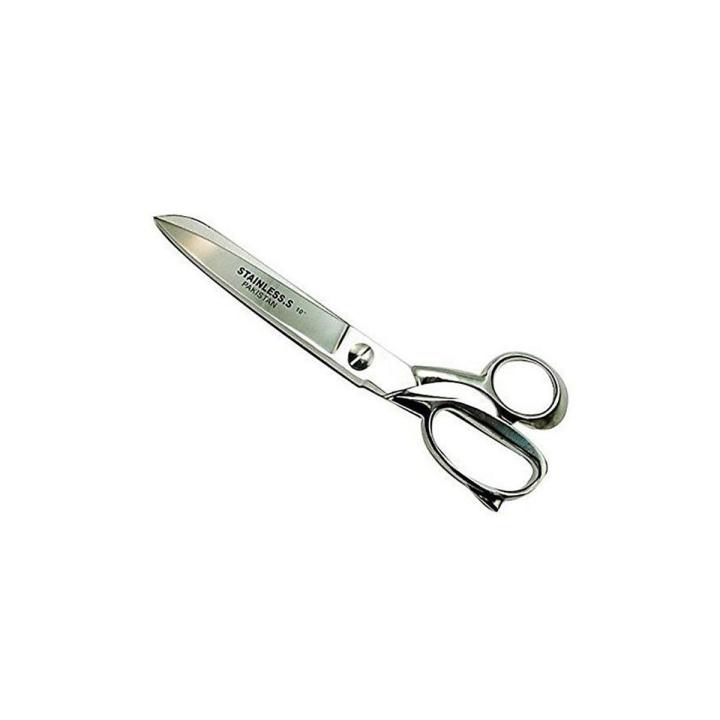 10-Inch Silver Scissor – Heavy-Duty Multipurpose Cutting Tool | Daraz.pk