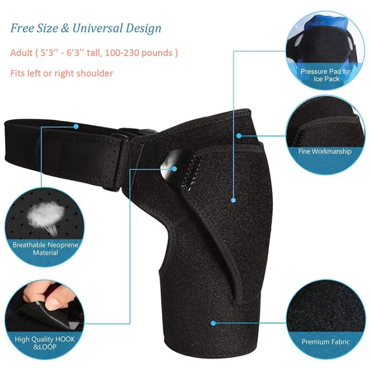 Adjustable%20Left/Right%20Shoulder%20Support%20Bandage%20Protector%20Brace%20Joint%20Pain%20Injury%20Shoulder%20Strap%20Guard%20Strap%20Wrap%20Belt%20-%20Image%203