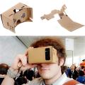 For 5.0 inch Screen Google VR 3D Glasses Brand New DIY Google cardboard Virtual Reality VR Mobile Phone 3D Glasses VR Paper Box. 