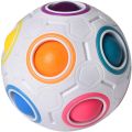 Rainbow Puzzle Ball Puzzle Game Fidget Toy Stress Reliever Magic Ball Brain Teaser for Kids and Adults Children Boy Girl Holiday. 