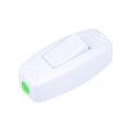 Plastic On Off Inline Cord Line Switch Bed Switch Button ON/OFF Bedside Switch 10Amp 250V Rocker switch ON OFF button bed switch for AC/DC circuits. 