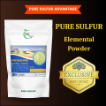 Pure Sulphur - Powdered 1 KG 2 KG | Elemental Sulphur Powdered 5 KG - 10 KG 15 KG | 250GM 500GM | Sulfur For Plant Fertilizer |  For Acid Making | For Rubber Vulcanization | For Pharma & Cosmetics | For Metal Refining | For Battery | Plants Fertilizer |. 