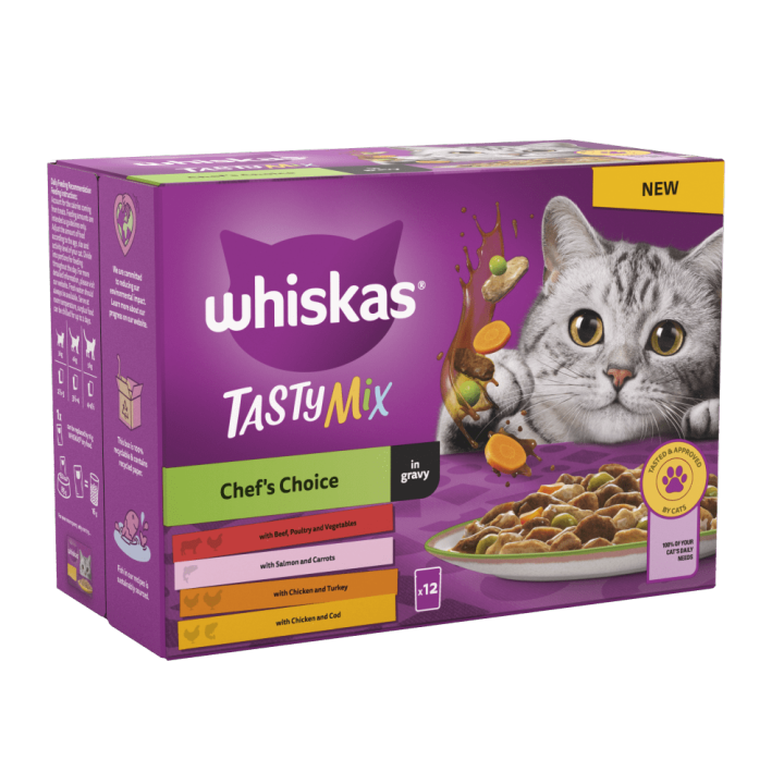 Whiskas Sachet Chef Choice Gravy 1+  - 85gm