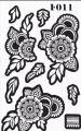 Artisan Arabic mehndi sticker full arabic signle design. 