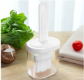 Japanese Style BBQ Sauce Container Brush Set Oil Pot Cover | Suitable For Frying & Grilling | BBQ Plastic Oil Pot with Brush (Mix/Random Color). 