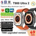 T900 Ultra 2 Smart Watch Series 9 2024  Bluetooth Call Wireless Charging Smartwatch For Android & 10S Premium Quality Hiwatchpro Application. 