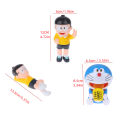 Anime Doraemon Family Figures Model Toys Garden Landscape Decoration Toys Kids Christmas Birthday Gifts. 